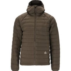 Kurtka z kapturem SOS Furano. Brązowe kurtki narciarskie i snowboardowe SOS, m, bez wzorów, z puchu, narciarskie. Za 635.50 zł.