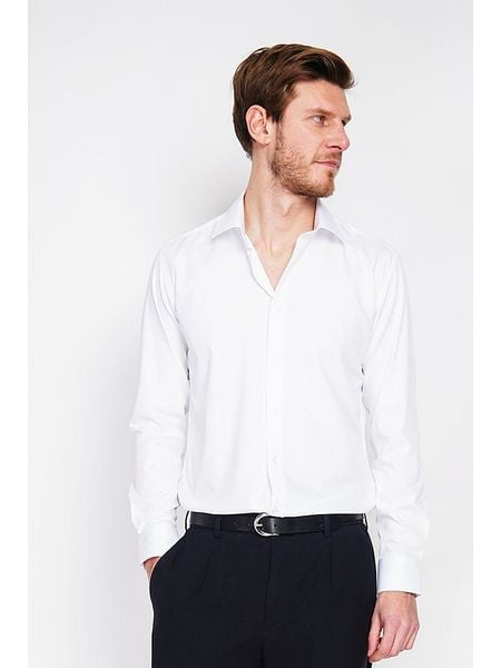 William de Faye Koszula w kolorze białym rozmiar: 50. Białe koszule William de Faye, bez wzorów, bez kołnierzyka, bez ramiączek. Za 127.05 zł.