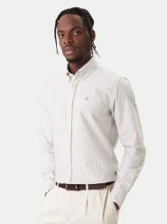 BOSS Koszula H-ROAN 50556069 Khaki Regular Fit. Brązowe koszule Boss, m, bez wzorów, z bawełny, bez kołnierzyka, bez ramiączek. Za 599.99 zł.