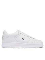Polo Ralph Lauren Sneakersy Master Ct Sig 809P17938001 Biały. Białe buty sportowe casual Polo Ralph Lauren, bez wzorów, ze skóry, bez zapięcia. Za 689.99 zł.