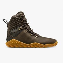 Męskie turystyczne buty barefoot Vivobarefoot TRACKER WINTER II SG MENS OBSIDIAN. Brązowe buty turystyczne VIVOBAREFOOT, na zimę, bez wzorów, z gumy, bez zapięcia, trekkingowe. Za 719.00 zł.