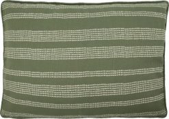 Poszewka dekoracyjna Dotti 40 x 60 cm zielona. Zielone bezrękawniki House Doctor, bez wzorów, bez kołnierzyka, bez ramiączek. Za 99.00 zł.
