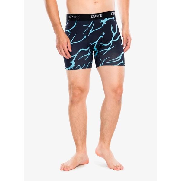 Bokserki termoaktywne męskie Stance Y2K Boxer Brief. Czarne bielizna termoaktywna Stance, m, bez wzorów, bez ramiączek. Za 78.99 zł.