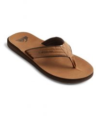 Sandały dla Mężczyzn CARVER NUBUCK Beżowy. Brązowe sandały Quiksilver, z dżerseju, bez zapięcia. Za 169.30 zł.