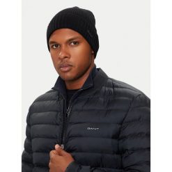 Czapka BOSS. Czarne czapki zimowe Boss, bez wzorów. Za 299.99 zł.