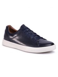 Clarks Sneakersy Un Costa Lace 261485577 Granatowy. Niebieskie buty sportowe casual Clarks, bez wzorów, ze skóry, bez zapięcia. Za 339.99 zł.