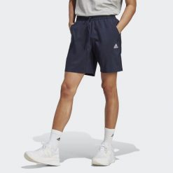 Spodenki krótkie męskie adidas AEROREADY Essentials Chelsea. Czarne szorty Adidas, m, bez wzorów, z materiału, sportowe. Za 103.00 zł.