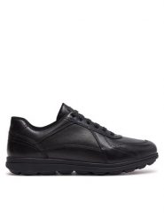 Geox Sneakersy U Spherica Ec12 U45GRA 00043 C9999 Czarny. Czarne buty sportowe casual Geox, bez wzorów, ze skóry, bez zapięcia. Za 449.99 zł.