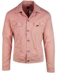 LEE SLIM RIDER MĘSKA KURTKA JEANSOWA PASTEL PINK L89RRN51 112123905. Różowe kurtki Lee, l, bez wzorów, z jeansu, bez kaptura. Za 289.99 zł.