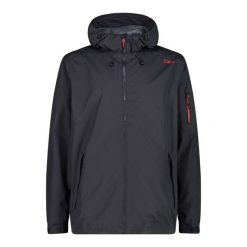 Kurtka przeciwdeszczowa z kapturem CMP. Czarne kurtki CMP, xl, bez wzorów, z kapturem. Za 340.00 zł.
