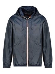 Geographical Norway Kurtka przeciwdeszczowa "Boatom" w kolorze granatowym rozmiar: XL. Niebieskie kurtki outdoor i hardshell Geographical Norway, xl, bez wzorów, bez kaptura. Za 75.16 zł.