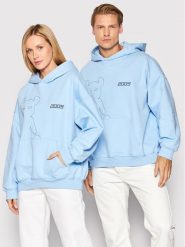 2005 Bluza Unisex Horned Błękitny Regular Fit. Niebieskie bluzy 2005, l, bez wzorów, z bawełny, bez kaptura. Za 319.99 zł.