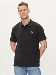 Save The Duck Polo Ovidio DR1213M-BATE18 Czarny Regular Fit. Czarne koszulki polo Save the duck, l, bez wzorów, z bawełny, bez kołnierzyka, bez ramiączek. Za 179.99 zł.