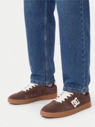 DC Shoes Sneakersy EO-MP40-853SHC2 Brązowy. Brązowe buty sportowe casual DC Shoes, bez wzorów, z nubiku, bez zapięcia. Za 329.99 zł.