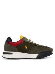 Polo Ralph Lauren Sneakersy Eldridge 809P17879001 Zielony ciemny. Zielone buty sportowe casual Polo Ralph Lauren, bez wzorów, ze skóry, bez zapięcia. Za 729.99 zł.