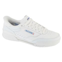 Buty sportowe Sneakersy męskie, Slip-Ins: Recoil. Białe buty sportowe casual Skechers, bez wzorów, bez zapięcia. Za 359.99 zł.