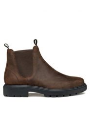 Geox Sztyblety U Spherica Ec7 U46FRA 000FF C6009 Brązowy. Brązowe botki sznurowane Geox, bez wzorów, z materiału, bez obcasa, bez zapięcia. Za 759.99 zł.