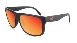 Okulary przeciwsłoneczne dla dorosłych - kategoria 3 z polaryzacją - Matte Black. Czarne okulary przeciwsłoneczne KNOCKAROUND. Za 149.60 zł.