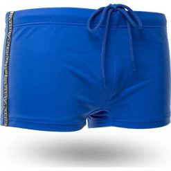 KĄPIELÓWKI Emporio Armani. Niebieskie kąpielówki Emporio Armani, m, bez wzorów, z materiału. Za 249.00 zł.