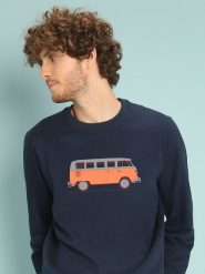 WOOOP Bluza w kolorze granatowym rozmiar: S. Niebieskie bluzy Wooop, s, bez wzorów, bez kaptura. Za 83.42 zł.