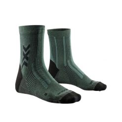 Skarpetki turystyczne X-Socks Hike Perform Natural Vert. Zielone skarpety X-Socks, bez wzorów, z bawełny. Za 142.70 zł.