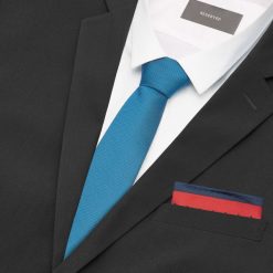 Zestaw krawat i poszetka - Niebieski. Krawaty i muchy marki Reserved. Za 59.99 zł.