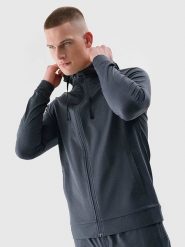 4F Bluza w kolorze granatowym rozmiar: L. Niebieskie bluzy 4F, l, bez wzorów, bez kaptura. Za 101.70 zł.