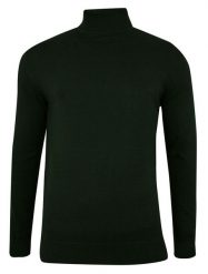 Golf Zielony, Butelkowy, Elegancki, Klasyczny, Męski -Brave Soul- 100% BAWEŁNA. Zielone golfy Brave Soul, m, bez wzorów, z bawełny, bez ramiączek. Za 119.00 zł.