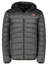 Geographical Norway Kurtka pikowana "Amigoglerc Hood" w kolorze antracytowo-czarnym rozmiar: 3XL. Czarne kurtki Geographical Norway, xl, bez wzorów, bez kaptura. Za 137.10 zł.