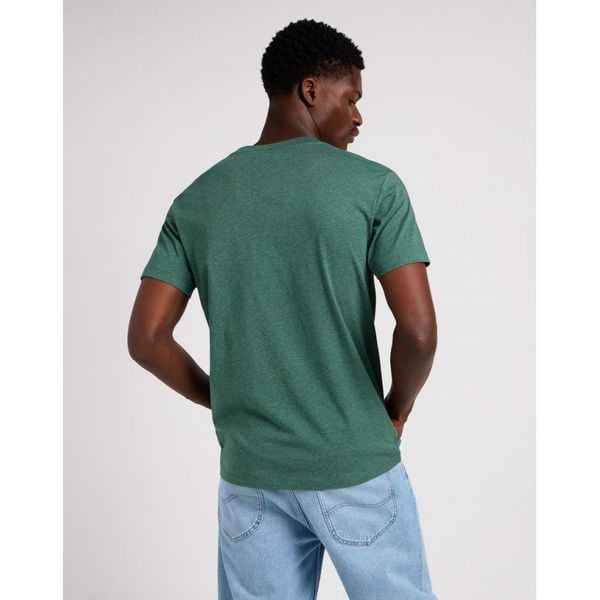 MESKA KOSZULKA LEE ULTIMATE POCKET TEE EVERGREEN 112349075. T-shirty Lee, l, bez wzorów, bez kołnierzyka, bez ramiączek. Za 79.99 zł.