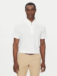 Michael Kors Polo CS552HOHFK Biały Regular Fit. Białe koszulki polo Michael Kors, m, bez wzorów, z syntetyku, bez kołnierzyka, bez ramiączek. Za 389.99 zł.