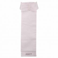 Krawat jeździecki Pearl ANKY ATP16503. Białe krawaty i muchy ANKY, bez wzorów. Za 290.00 zł.