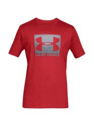Under Armour Koszulka w kolorze czerwonym rozmiar: L. Czerwone bezrękawniki Under Armour, l, bez wzorów, bez kołnierzyka, bez ramiączek. Za 79.59 zł.