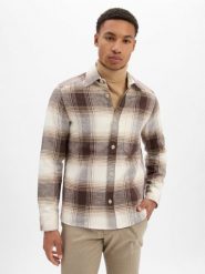 Drykorn Męska koszula casual - Dieggo Mężczyźni Comfort Fit Bawełna brązowy|beżowy w kratkę, L. Brązowe koszule DRYKORN, l, bez wzorów, z bawełny, bez kołnierzyka, bez ramiączek. Za 749.95 zł.