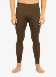 Legginsy termoaktywne męskie Brubeck Ranger Wool. Brązowe bielizna termoaktywna Brubeck, l, bez wzorów, z elastanu, bez ramiączek, trekkingowe. Za 317.89 zł.