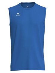 Erima Top sportowy "Intro" w kolorze niebieskim rozmiar: S. Niebieskie t-shirty sportowe Erima, bez wzorów, z materiału, bez ramiączek, outdoorowe. Za 68.95 zł.