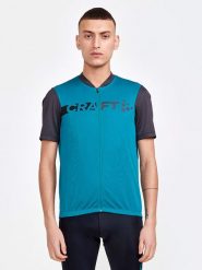 Craft Koszulka kolarska "Core Endur" w kolorze niebieskim rozmiar: L. Niebieskie t-shirty sportowe Craft, bez wzorów, z materiału, bez ramiączek, rowerowe. Za 122.67 zł.