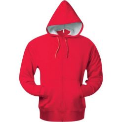 Bluza z kapturem z kieszeniami kangurkami Kariban. Niebieskie bluzy z kapturem KARIBAN, xl, bez wzorów, z bawełny, z kapturem. Za 267.00 zł.