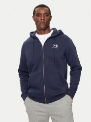 Under Armour Bluza Essential 1373881 Granatowy Regular Fit. Niebieskie bluzy Under Armour, m, bez wzorów, z bawełny, bez kaptura. Za 219.99 zł.