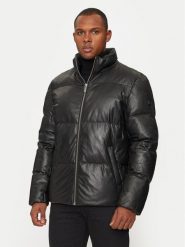 KARL LAGERFELD Kurtka skórzana 555010 544415 Czarny Regular Fit. Czarne kurtki KARL LAGERFELD, m, bez wzorów, ze skóry, bez kaptura. Za 3,299.00 zł.