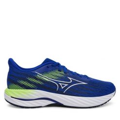 Buty do biegania Mizuno. Niebieskie buty do biegania Mizuno, bez wzorów, bez zapięcia, do biegania, mizuno wave. Za 519.99 zł.