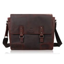 Torba skórzana męska na ramię na laptopa brązowa vintage Paolo Peruzzi SL-09-BR. Brązowe torby na laptopa . Za 329.00 zł.