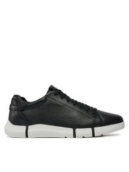 Geox Sneakersy U Adacter U45FFA 00046 C9999 Czarny. Czarne buty sportowe casual Geox, bez wzorów, ze skóry, bez zapięcia. Za 597.62 zł.