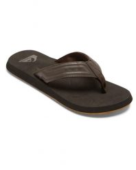 Sandały wsuwane dla Mężczyzn MONKEY WRENCH CORE Brązowy. Brązowe sandały Quiksilver, z materiału, bez zapięcia. Za 129.99 zł.