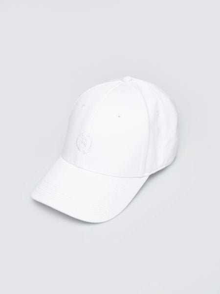 Czapka z daszkiem z haftem biała centi 101. Białe czapki z daszkiem BIG STAR, na lato, bez wzorów, z bawełny. W wyprzedaży za 39.99 zł.