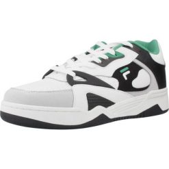 Kapcie FILA WAYNE Biały. Białe buty do biegania Fila, bez wzorów, ze skóry, bez zapięcia, trekkingowe. W wyprzedaży za 269.00 zł.