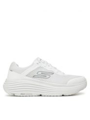 Skechers Sneakersy Max Cushioning Endeavour- 220613/WHT Biały. Białe buty sportowe casual Skechers, bez wzorów, z materiału, bez zapięcia. Za 259.99 zł.