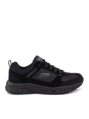 Skechers Trekkingi Oak Canyon 51893/BBK Czarny. Czarne buty trekkingowe Skechers, bez wzorów, z materiału, bez zapięcia. Za 189.99 zł.