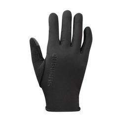 Rękawiczki rowerowe Shimano Windbreak Race. Czarne rękawiczki Shimano, bez wzorów. Za 193.50 zł.