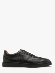 Czarne sportowe trampki męskie EZRA. Czarne trampki RKO, m, bez wzorów, bez zapięcia. W wyprzedaży za 349.99 zł.